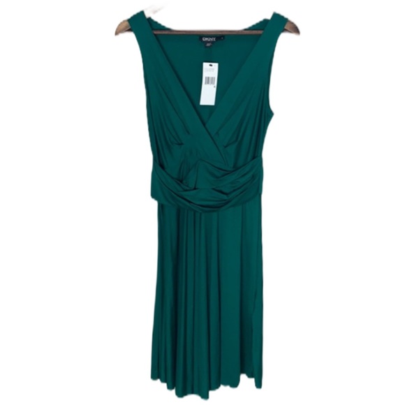 NEW DKNY Dress Green Sleeveless Size Small